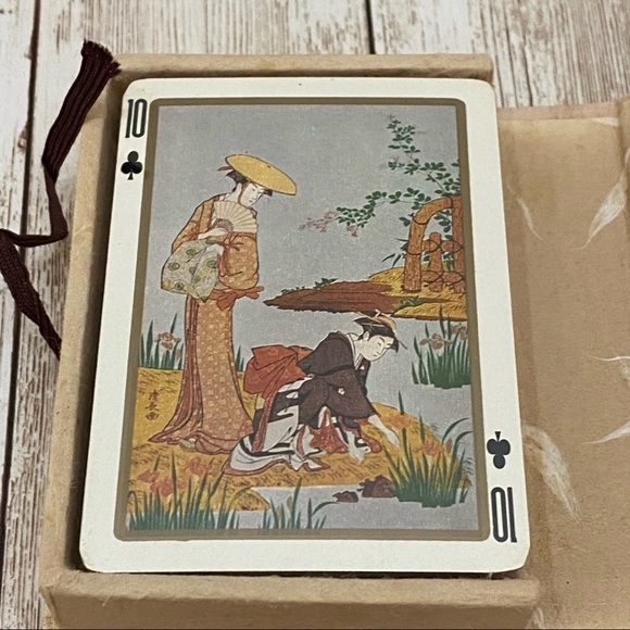 Vintage Japanese Ukiyo-E Playing Cards New Sealed - Picture 6 of 11